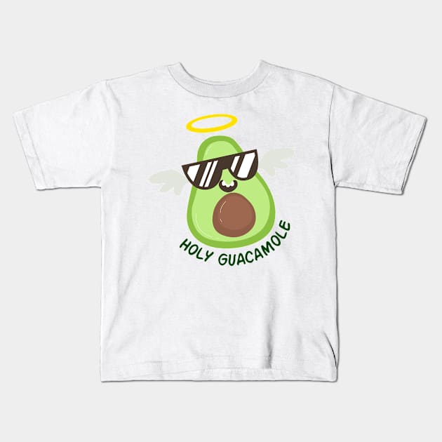 Holy guacamole - Avocado Kids T-Shirt by Frispa